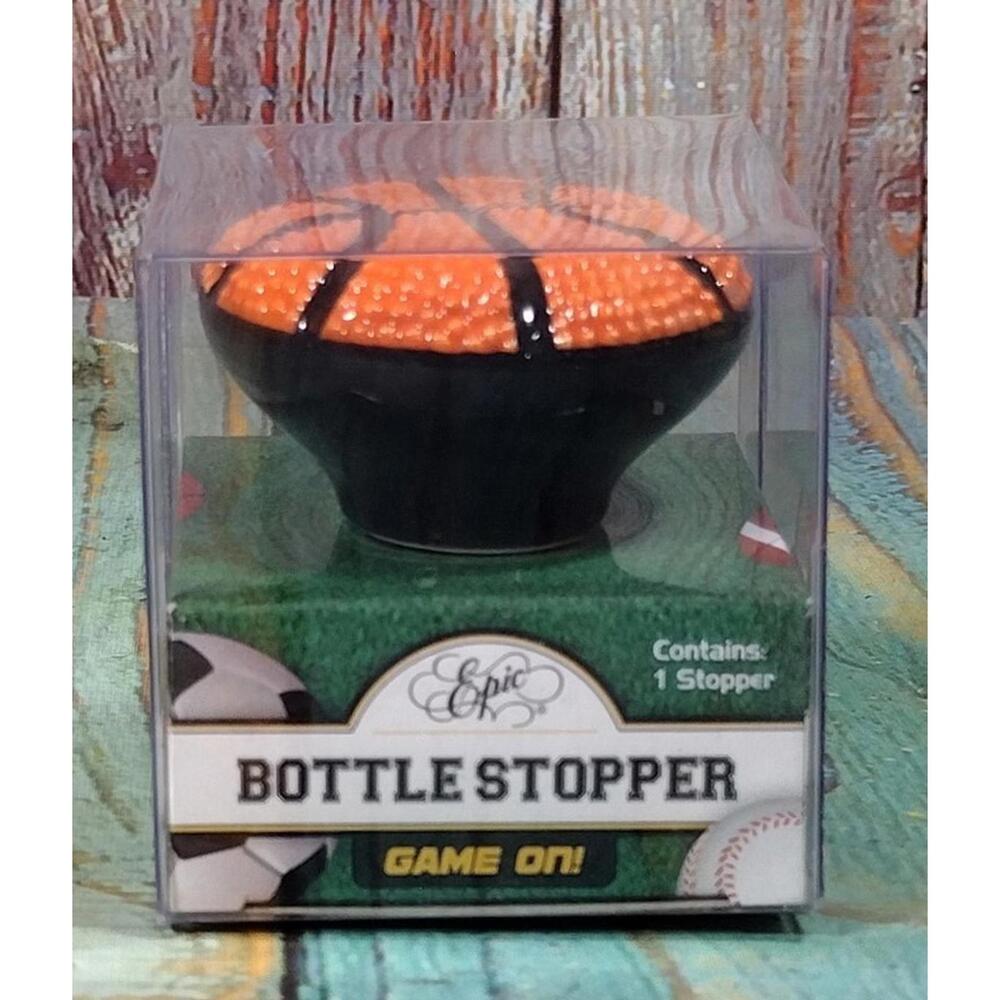 Epic Game On‎ Sports-Themed Bottle Stopper